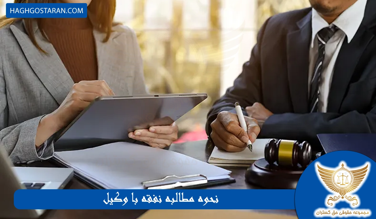 مطالبه نفقه با کمک وکیل
